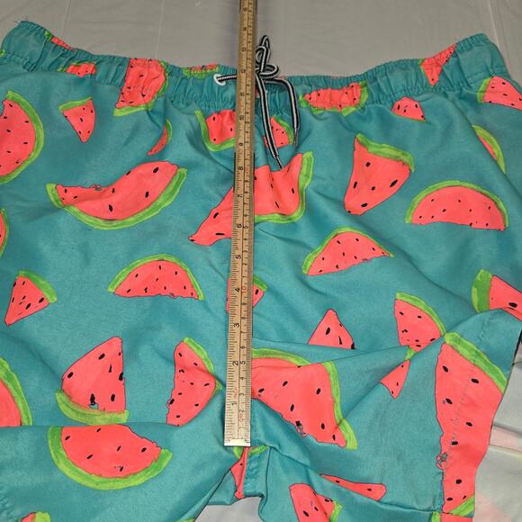 Arizona Jeans Mens XL Swim Trunks Suit Watermelon All Over Print Vacation Beach - Picture 11 of 13